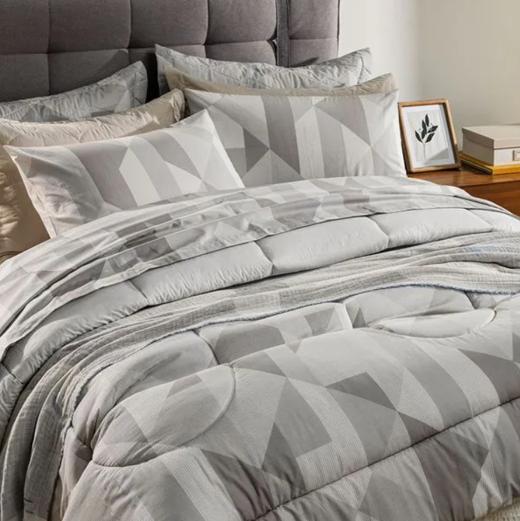 Colcha com 2 Porta Travesseiros 100% Algodão Blasius - Image 2