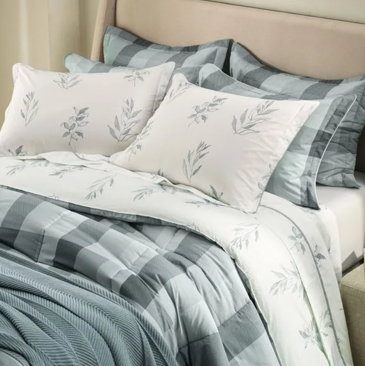 Colcha com 2 Porta Travesseiros 200 Fios 100% Algodão Lacerda - Image 4