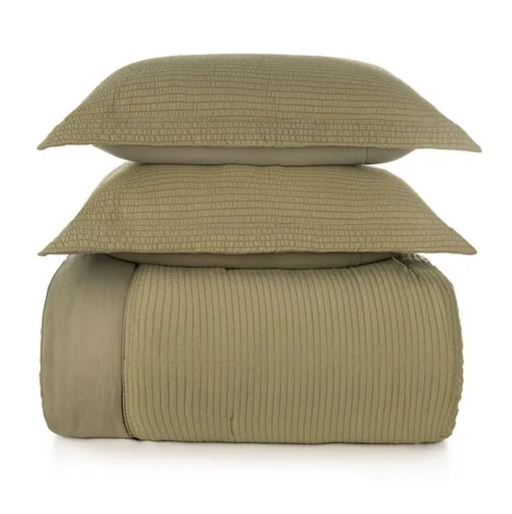 Colcha com 2 Porta-travesseiros Baumann Oliva