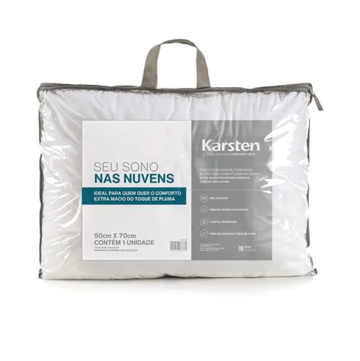 Travesseiro Toque de Pluma Seu Sono nas Nuvens 50x70 cm - Image 3