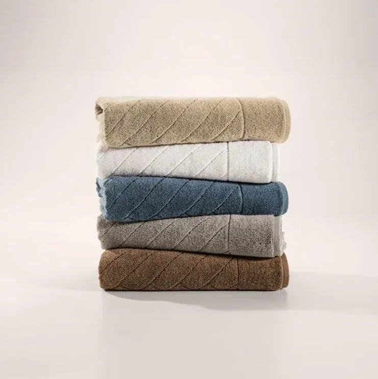 Toalha de Rosto Fio Penteado 100% Algodão Aspen Ivory - Image 2