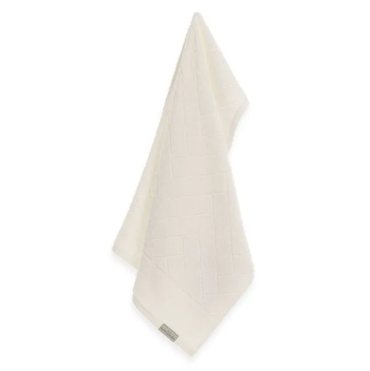 Toalha de Rosto Fio Penteado 100% Algodão Aspen Ivory - Image 3