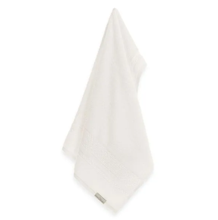 Toalha de Rosto Fio Penteado 100% Algodão Yves Branco - Image 3